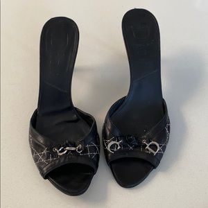 Peep-toe heels by Dior